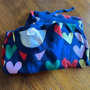 Hanna Andersson valentines Men’s xl hearts pajamas